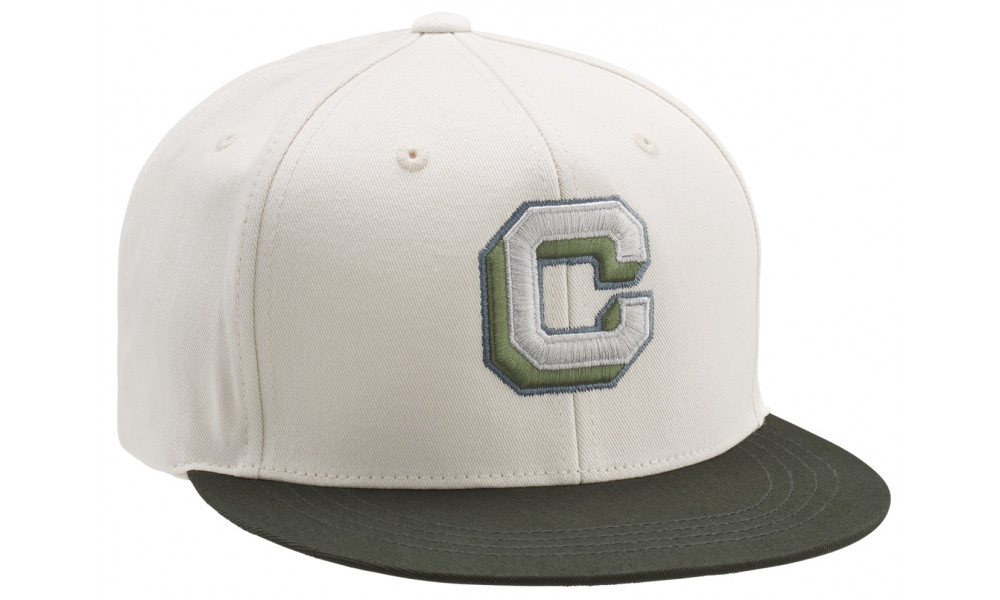 Cap Cube The Embossed C beige'n'olive - 1