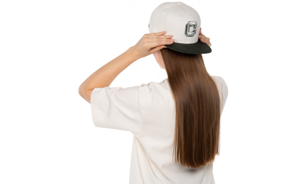 Cap Cube The Embossed C beige'n'olive - 5