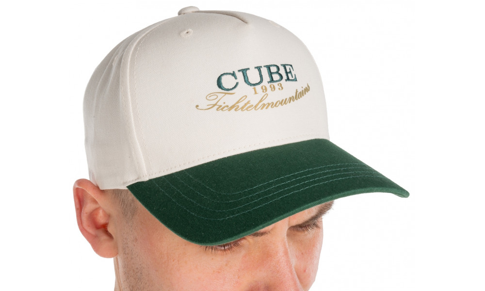 Cap Cube Club creme'n'green - 3