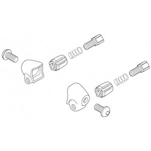 Jarruvaijerin säädin Shimano SM-CS50 stopper for steel frames (pari)