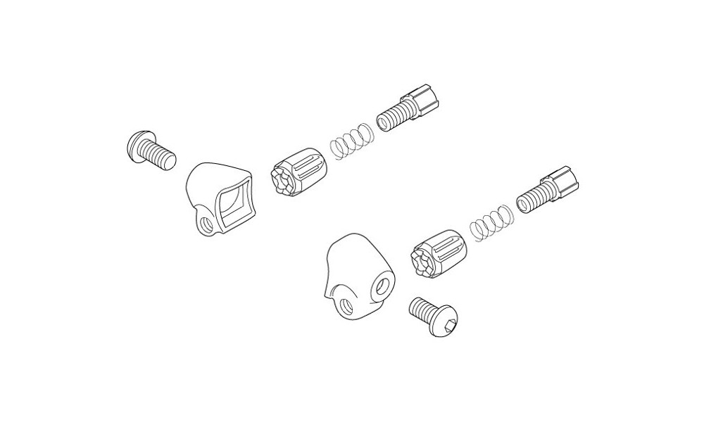 Jarruvaijerin säädin Shimano SM-CS50 stopper for steel frames (pari) 