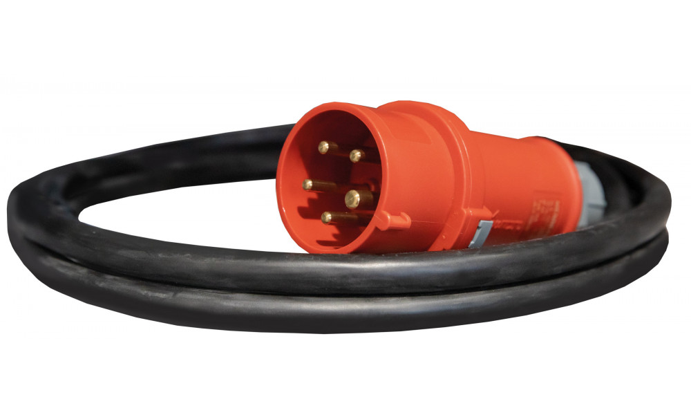 Säilytyslaatikon osa Cyclus Tools by Asecos Power Cable 400V for battery charge cabinets K9/K3 (290199) 