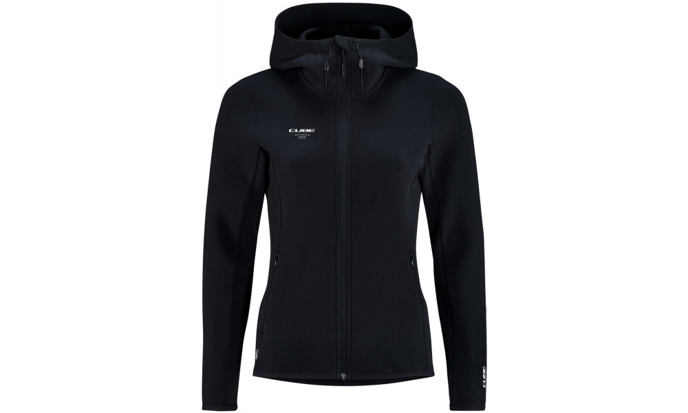 Hupullinen villapaita Cube Advanced WS Zip black - 7