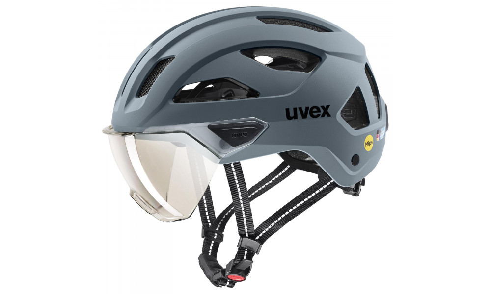 Kypärä Uvex stride visor MIPS anthracite mat - 2