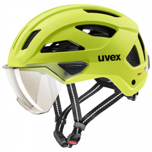 Kypärä Uvex stride visor MIPS lime matt