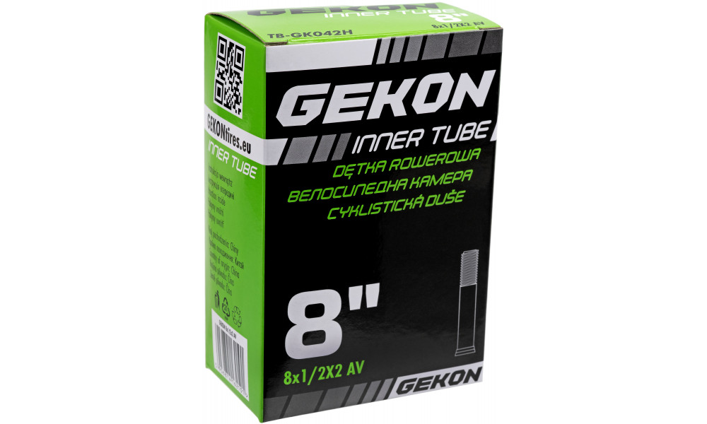 Sisäkumi Gekon 8" 1/2 x 2 AV (e-scooter) 