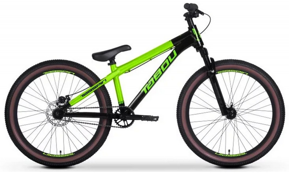 Polkupyörä Tabou Tabspin JR 24 black-lime 