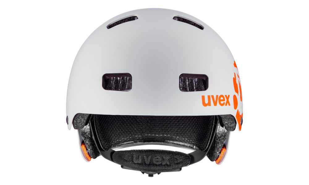 Kypärä Uvex Kid 3 dirtbike light gray-orange - 3