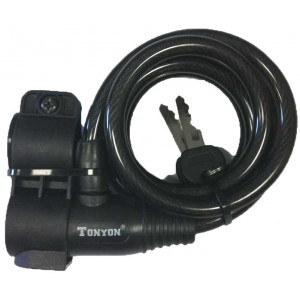 Lukko Tanyon spiral (steel cable) Ø10mm/1500mm