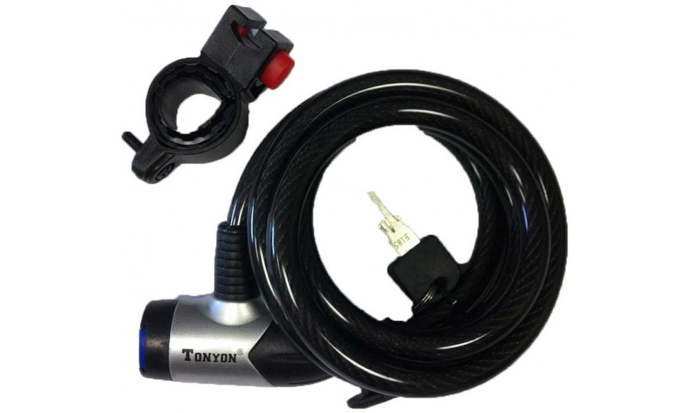 Lukko Tanyon spiral (steel cable) Ø12mm/1500mm 