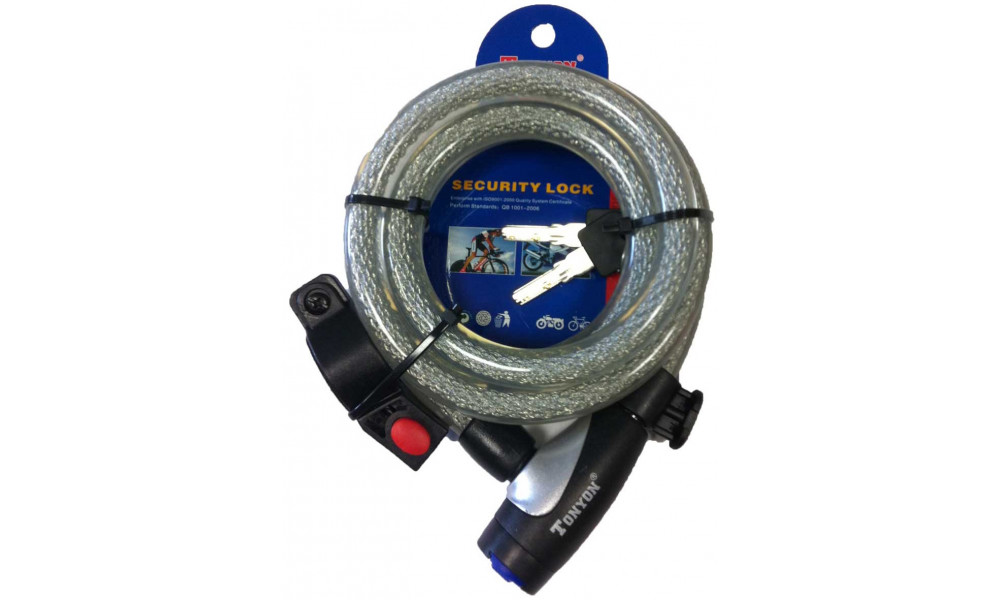 Lukko Tanyon spiral (steel cable) Ø15mm/1800mm 