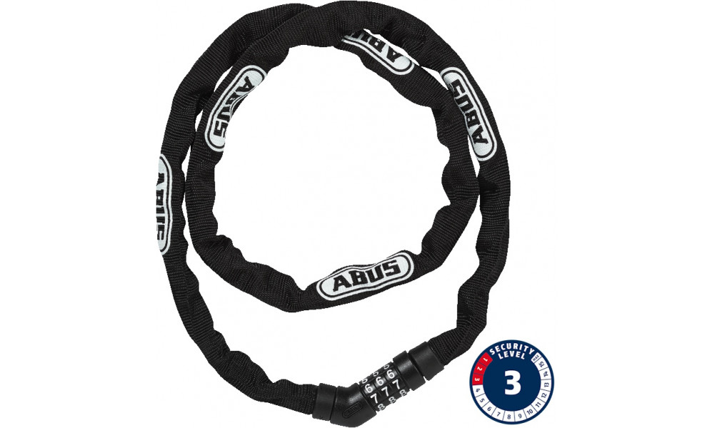 Lukko Abus Chain 4804C/110 black 