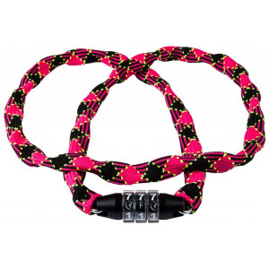 Lukko RFR CMPT chain combination 1200mm neon pink“n“black