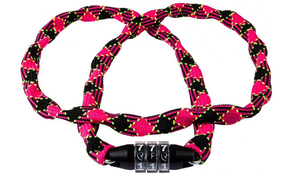 Lukko RFR CMPT chain combination 1200mm neon pink“n“black 