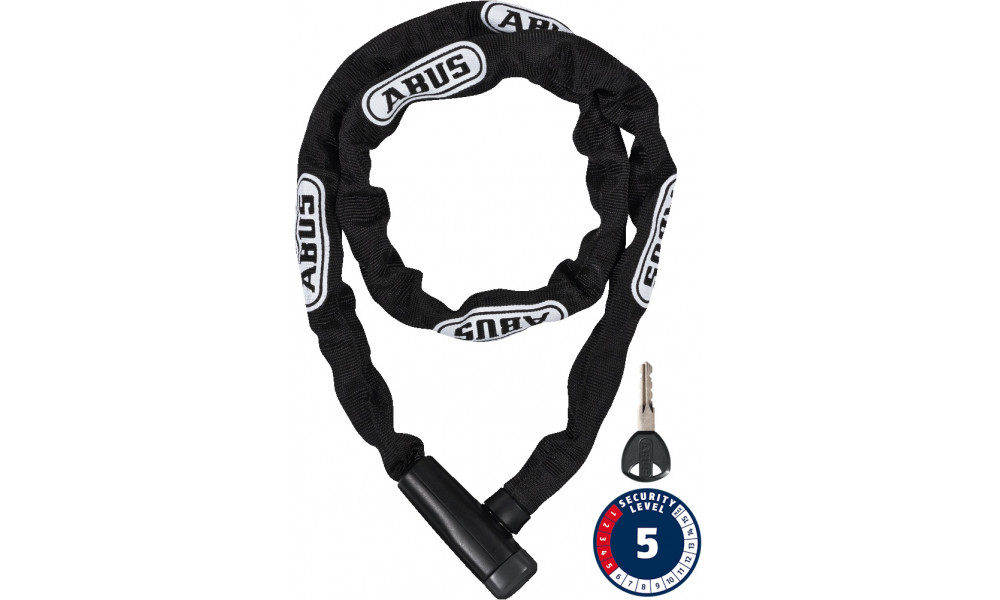 Lukko Abus Steel-O-Chain 5805K/110 black 
