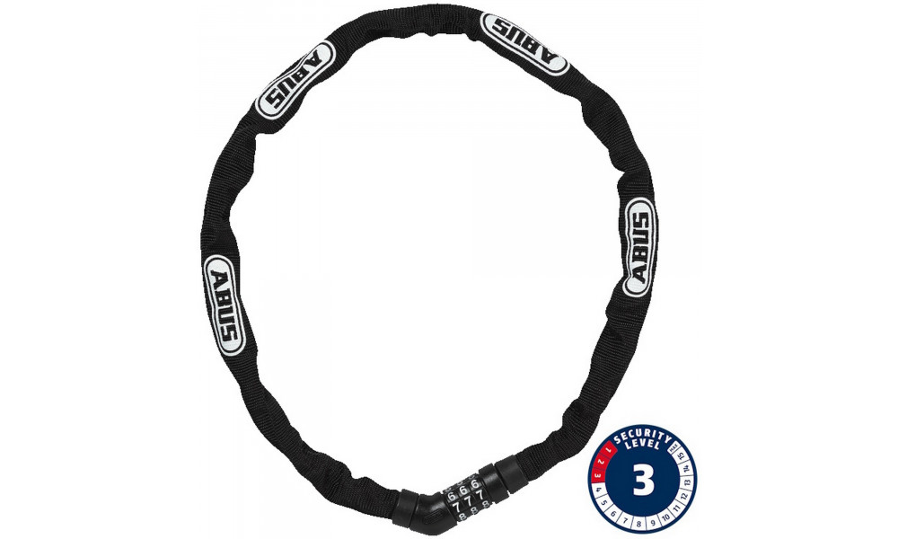 Lukko Abus Steel-O-Chain 4804C/75 black 
