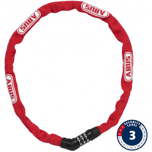 Lukko Abus Steel-O-Chain 4804C/75 red