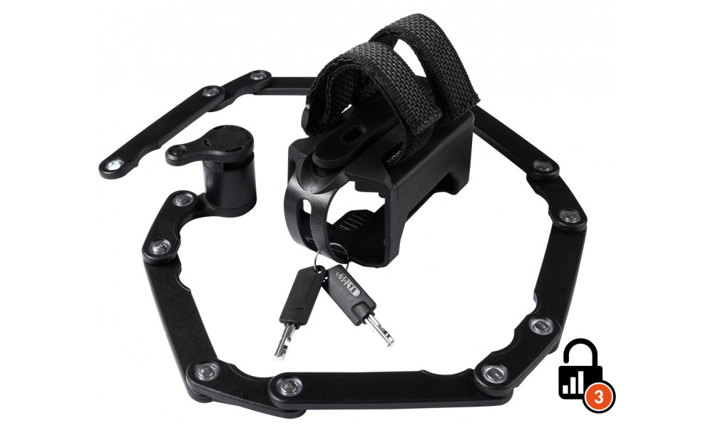 Lukko RFR folding Large black 