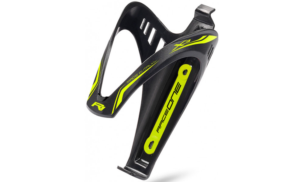 Juomapulloteline RaceOne X3 RACE black-yellow fluo 