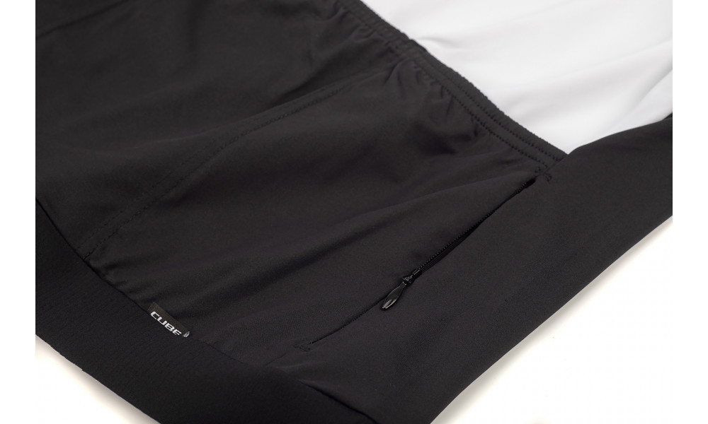 Pyöräilypaita S/S CUBE Blackline WS white'n'black - 5