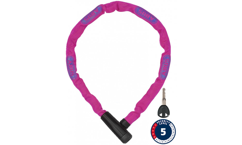 Lukko Abus Steel-O-Chain 5805K/75 pink 