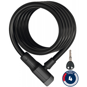 Lukko Abus Booster 6512K/180 BK