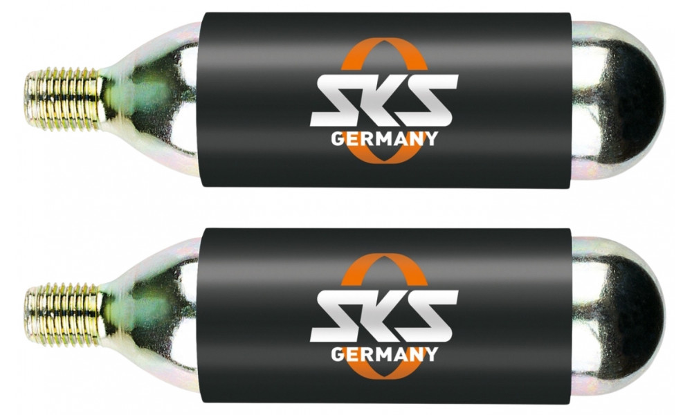 CO2 patruuna SKS for pump Airbuster (2x16g), threaded - 1