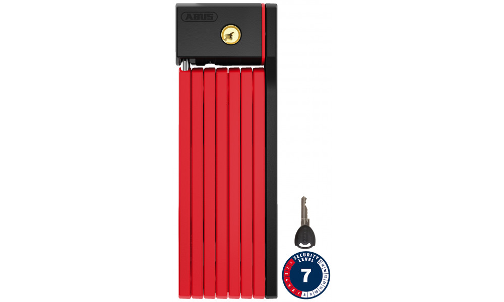 Lukko Abus Folding Bordo Big 5700/100 RED SH - 1