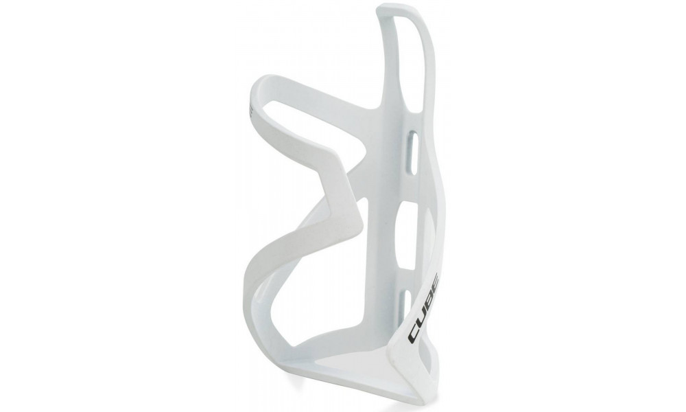 Juomapulloteline Cube HPP Sidecage matt white'n'glossy black 