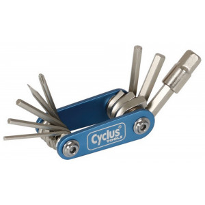 Työkalu Cyclus Tools Mini 9in1 Multitool taitettava (720637)