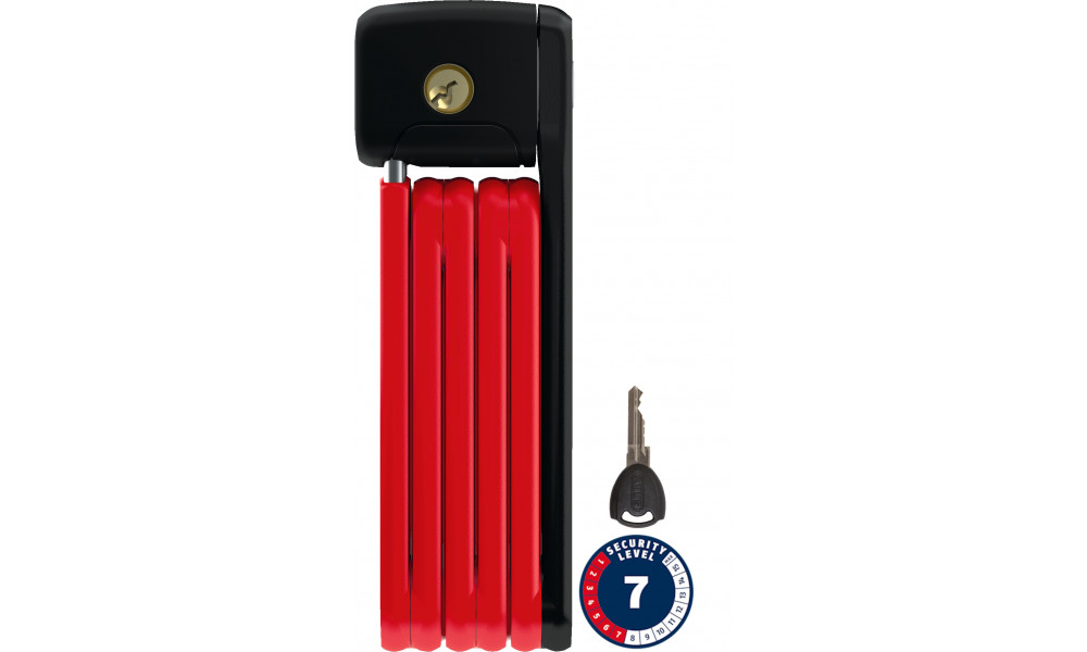 Lukko Abus Bordo Lite Mini 6055K/60 red 