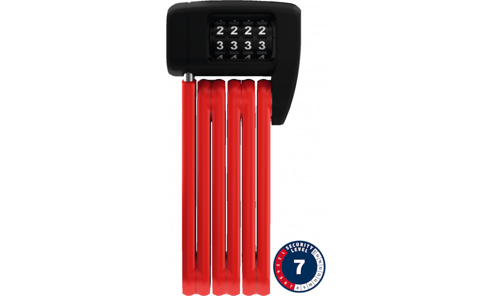 Lukko Abus Bordo Combo Lite Mini 6055C/60 red 