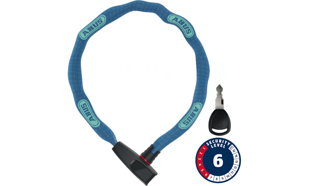 Lukko Abus 6806K/85 NEON blue (square chain) 