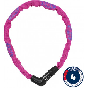 Lukko Abus Steel-O-Chain 5805C/75 pink