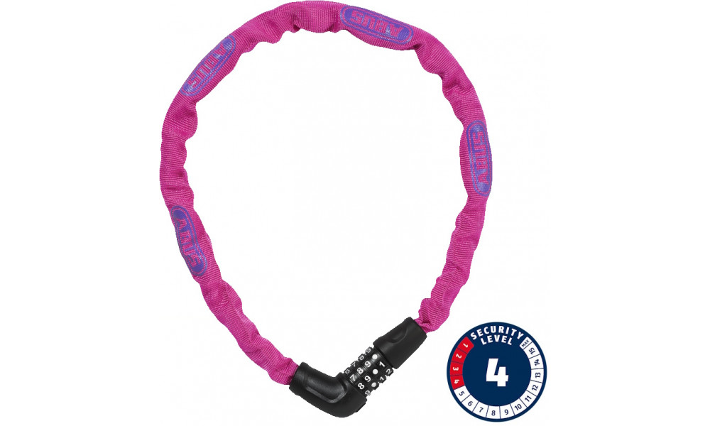 Lukko Abus Steel-O-Chain 5805C/75 pink 