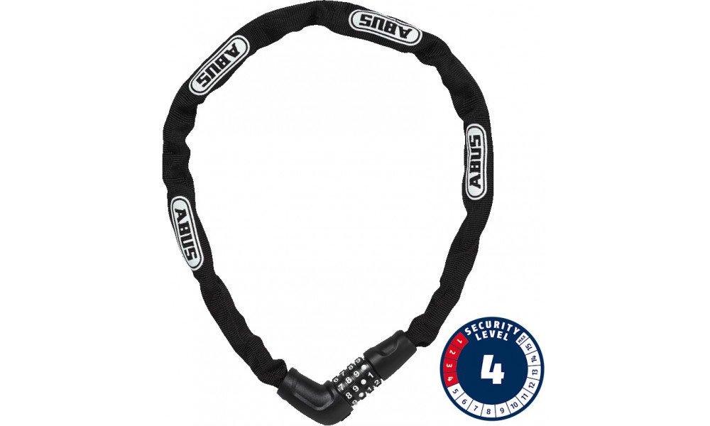 Lukko Abus Steel-O-Chain 5805C/75 black 