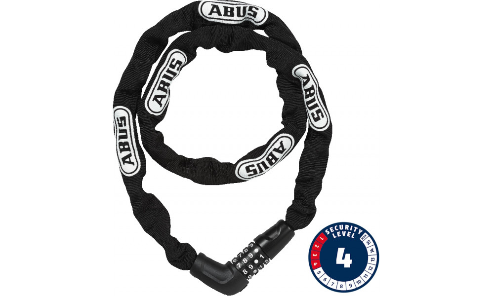 Lukko Abus Steel-O-Chain 5805C/110 black 