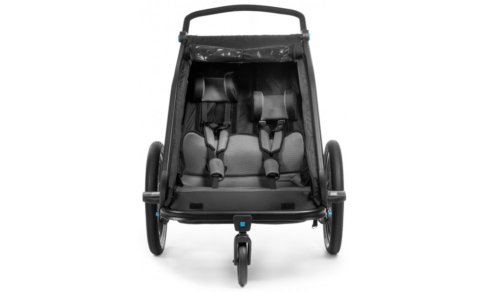 Pyörävaunu Cube Double CMPT black - 9