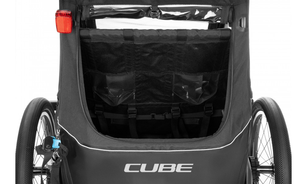 Pyörävaunu Cube Double CMPT black - 11