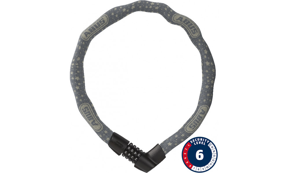 Lukko Abus Tresor 1385/75 grey star 