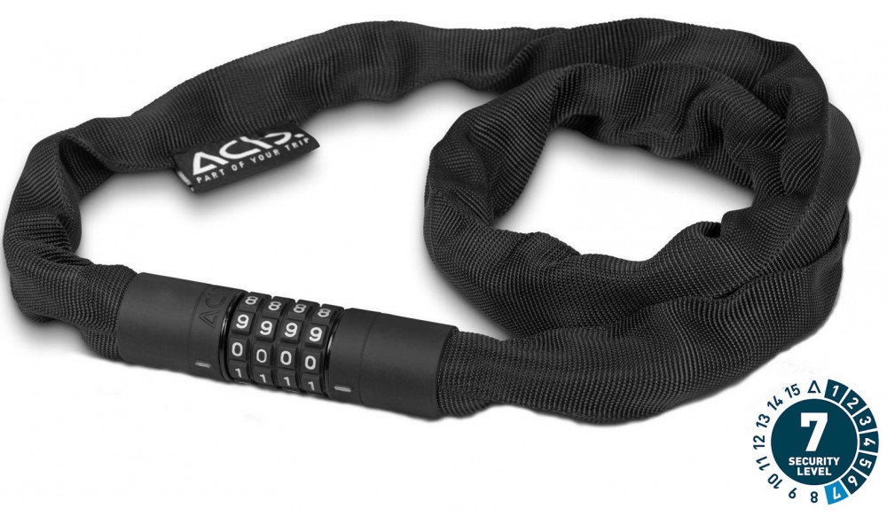 Lukko ACID chain combination Corvid C120 6x1200mm black - 1