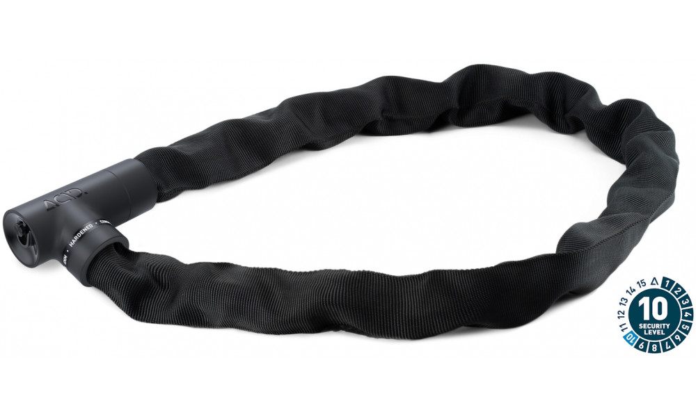 Lukko ACID chain Solid K120 6x1200mm black - 1