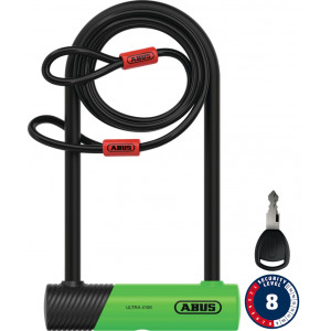 Lukko Abus Ultra 410K/170HB230 green SH + Cobra 10/120