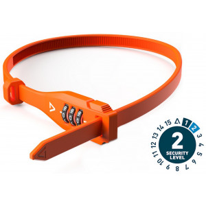 Lukko ACID cable combination Ratch 3.5x600mm orange