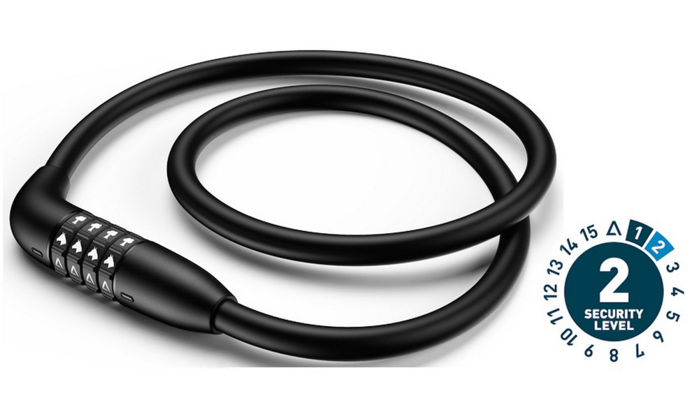 Lukko ACID cable combination Bendid C80 10x800mm black 