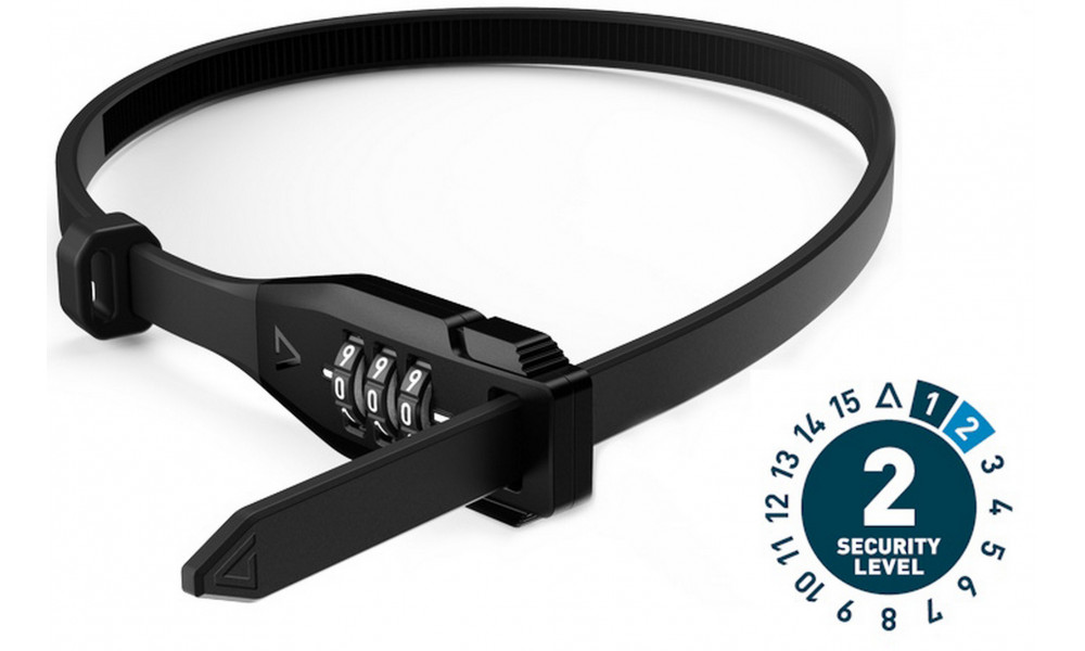 Lukko ACID cable combination Ratch 3.5x600mm black 