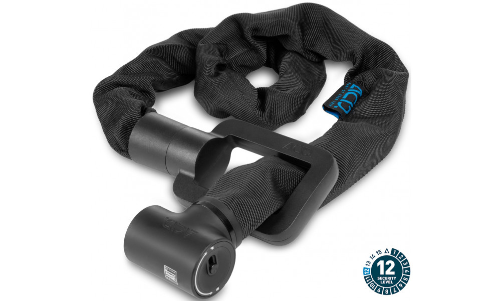 Lukko ACID chain Solid Pro K120 Cargo 8x1200mm black - 1