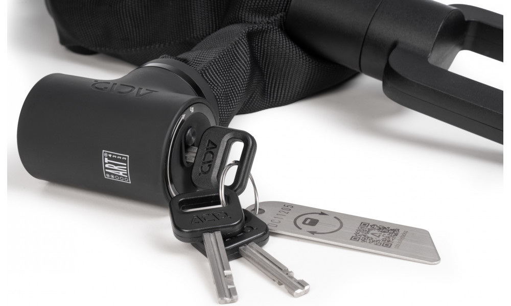 Lukko ACID chain Solid Pro K120 Cargo 8x1200mm black - 3