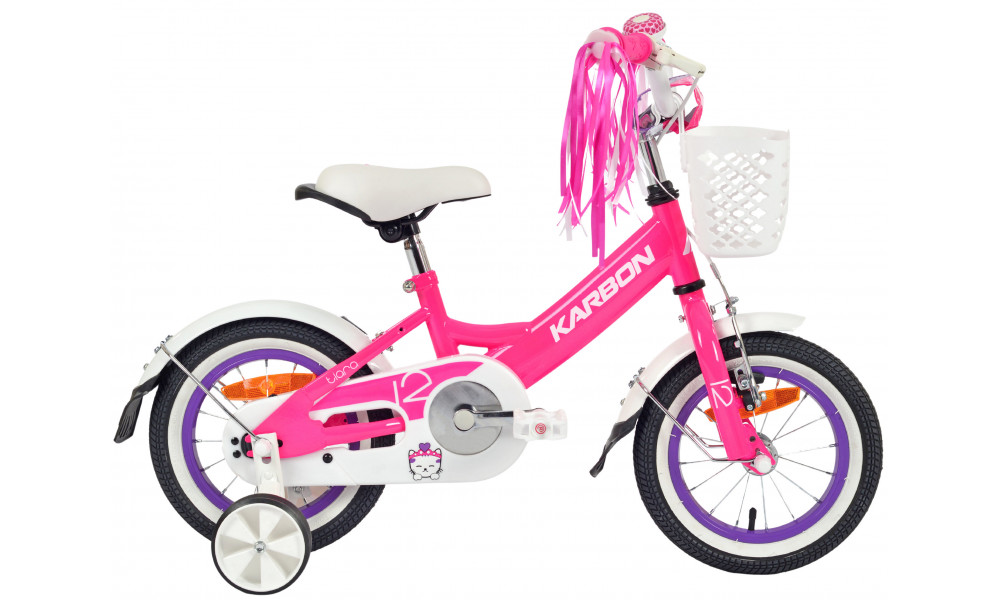 Polkupyörä Karbon Tiara 12 pink - 1