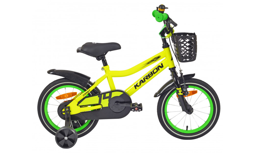 Polkupyörä Karbon Comet 14 lime - 1
